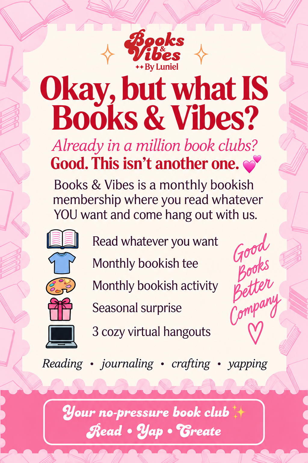 Books & Vibes | Monthly Bookish Membership