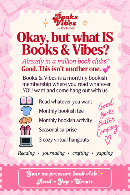 Books & Vibes | Monthly Bookish Membership