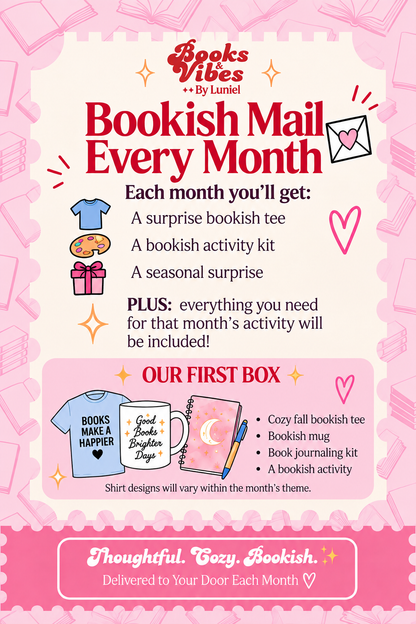 Books & Vibes | Monthly Bookish Membership