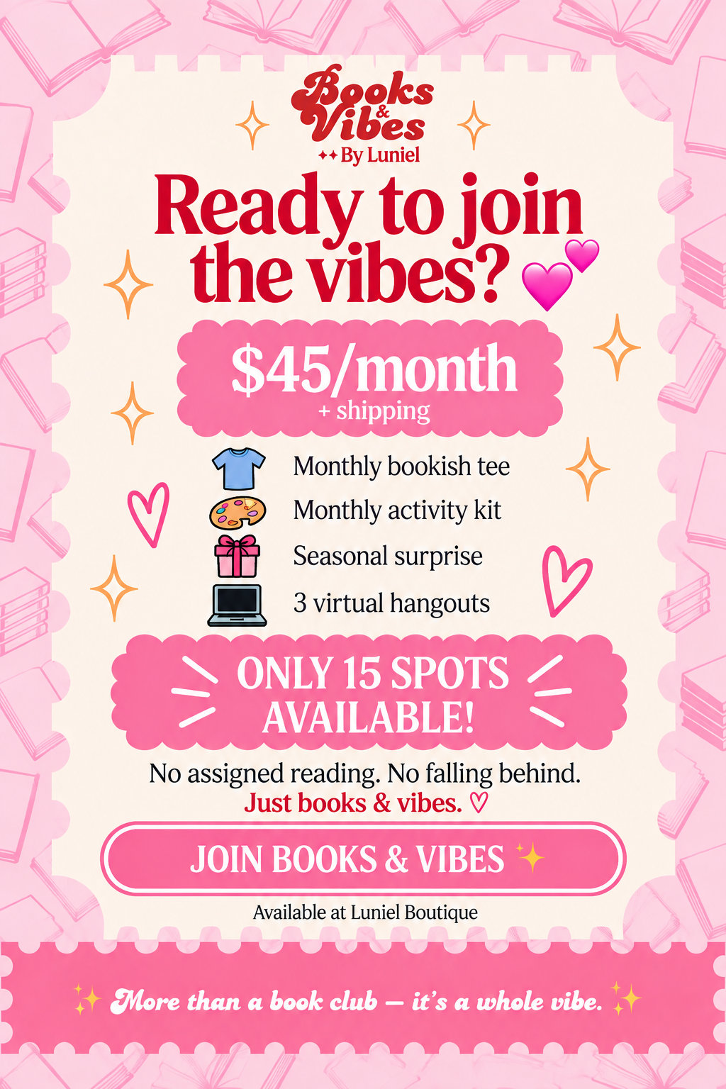 Books & Vibes | Monthly Bookish Membership
