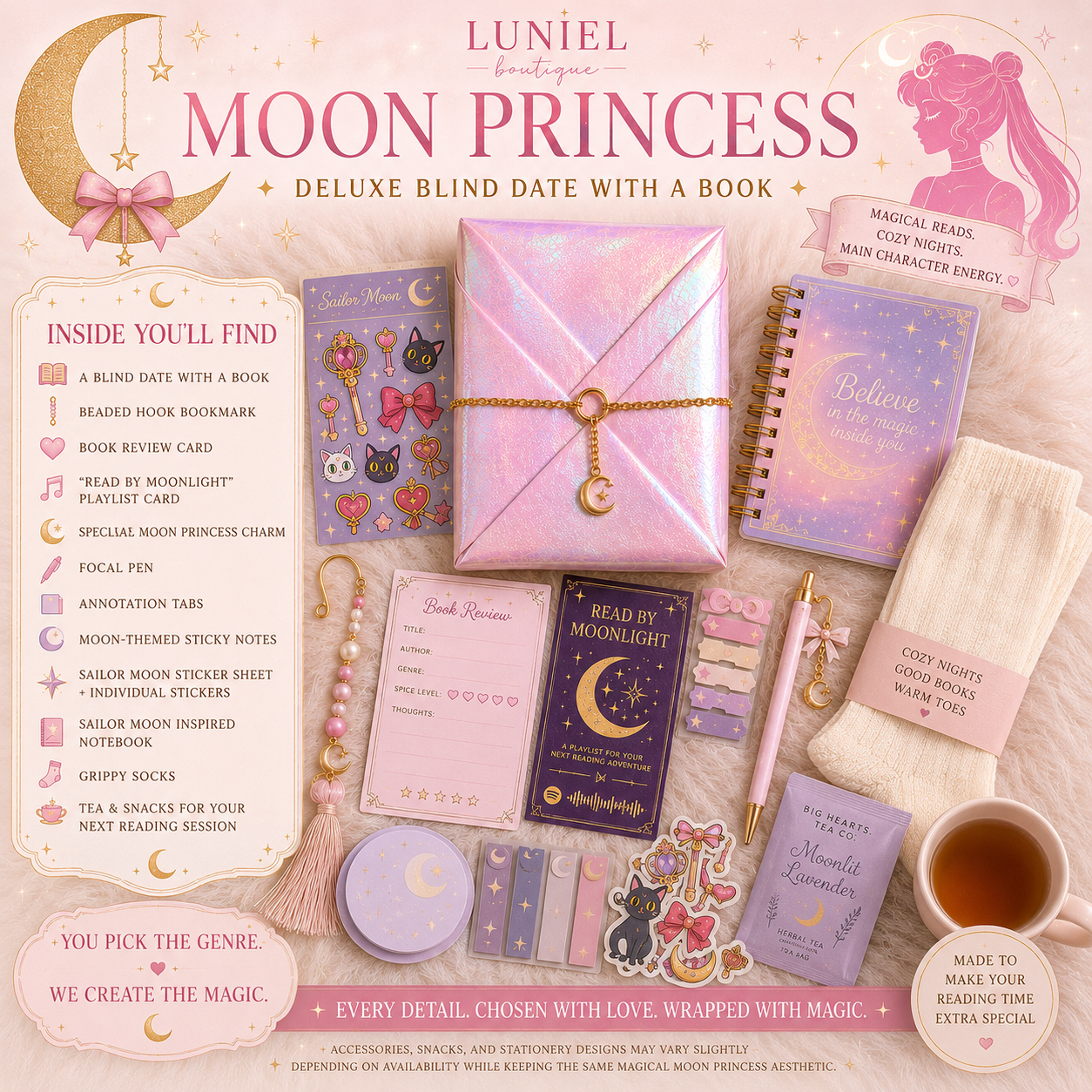 🌙 Moon Princess Deluxe- Blind Date with a Book